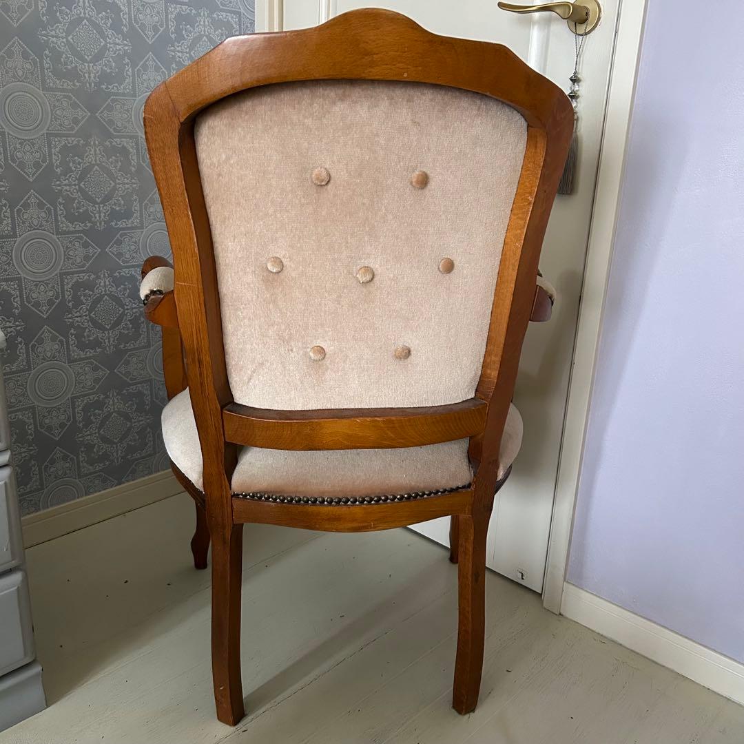 アンティークチェア　アームチェア　座椅子