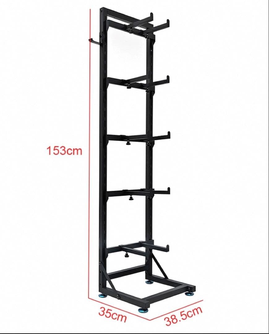5段 かなり丈夫 ラジコン棚 肉厚スチールラック 棚 メタルラック 調整可能