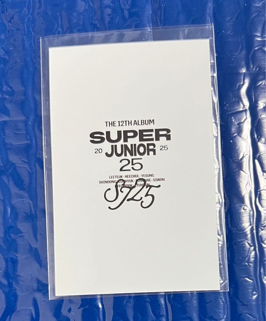 SUPER JUNIORイェソン　ショーケース参加者限定トレカ　韓国