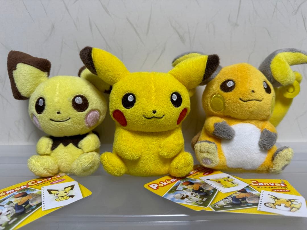 ポケモン ポケモンキャンバス ぬいぐるみ 3体セット