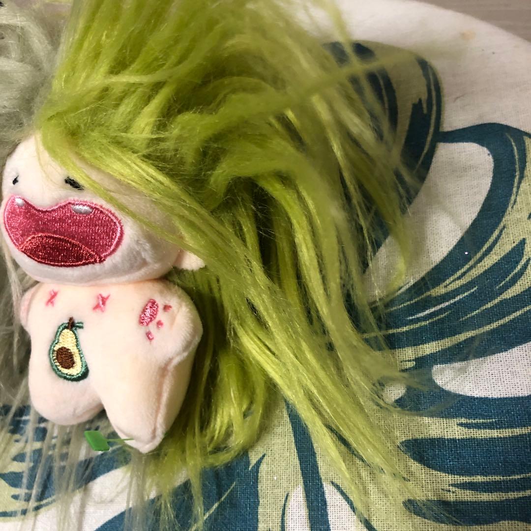 カスタムドール 緑髪のぬいぐるみ 15 cm