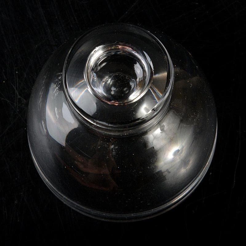 クリスタルガラス　冷酒グラス　酒杯　煎茶器　6客　桐箱付　V　6238