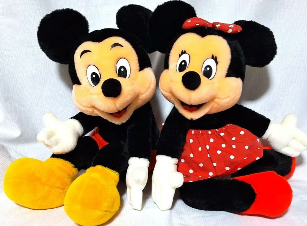 MADEinJAPAN　東京ディズニーランド　ミッキー・ミニー 高さ約38cm