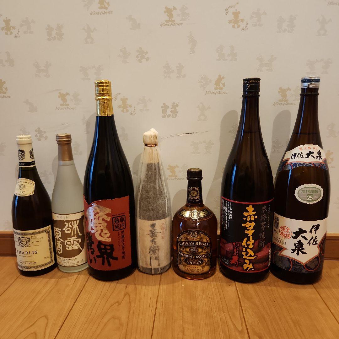 【プレミアム焼酎】焼酎１６本、ウイスキー１本、ワイン１本計１８点の豪華絢爛セット