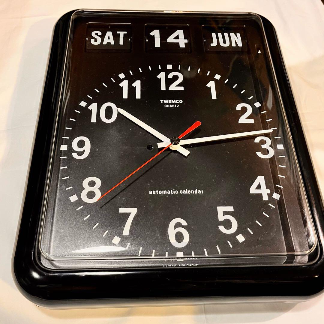 TWEMCO[トゥエンコ] オートマティック カレンダー クオーツクロック