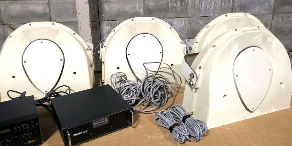 UNI-PEX 150W 車載用アンプ スピーカー フルセット選挙カー·宣伝カー