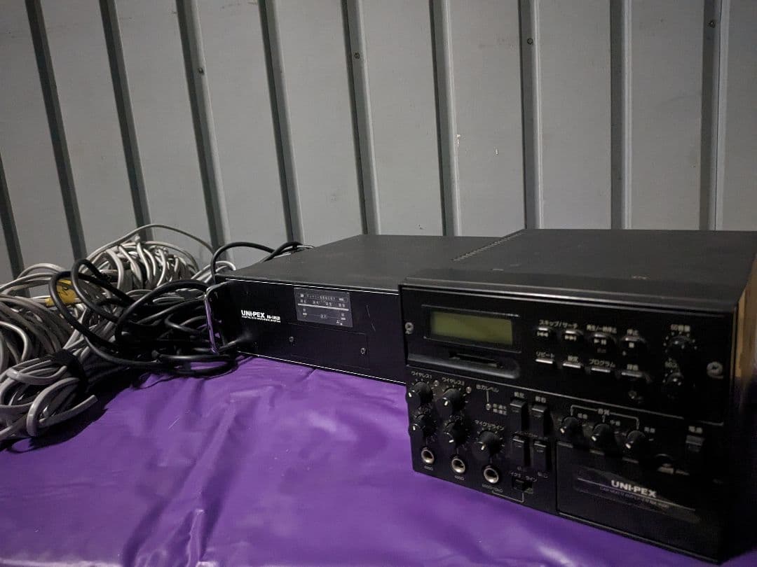 UNI-PEX 150W 車載用アンプ スピーカー フルセット選挙カー·宣伝カー