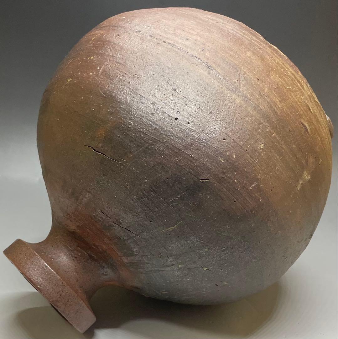 ヨシモ※プロフ必読※　古備前　桃山時代　蕪徳利　箱付　Q772