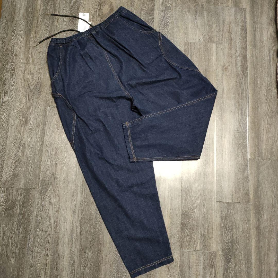 新品タグ付　CAMBIO カンビオ　変形ブッシュバルーンデニムパンツ Ｌ