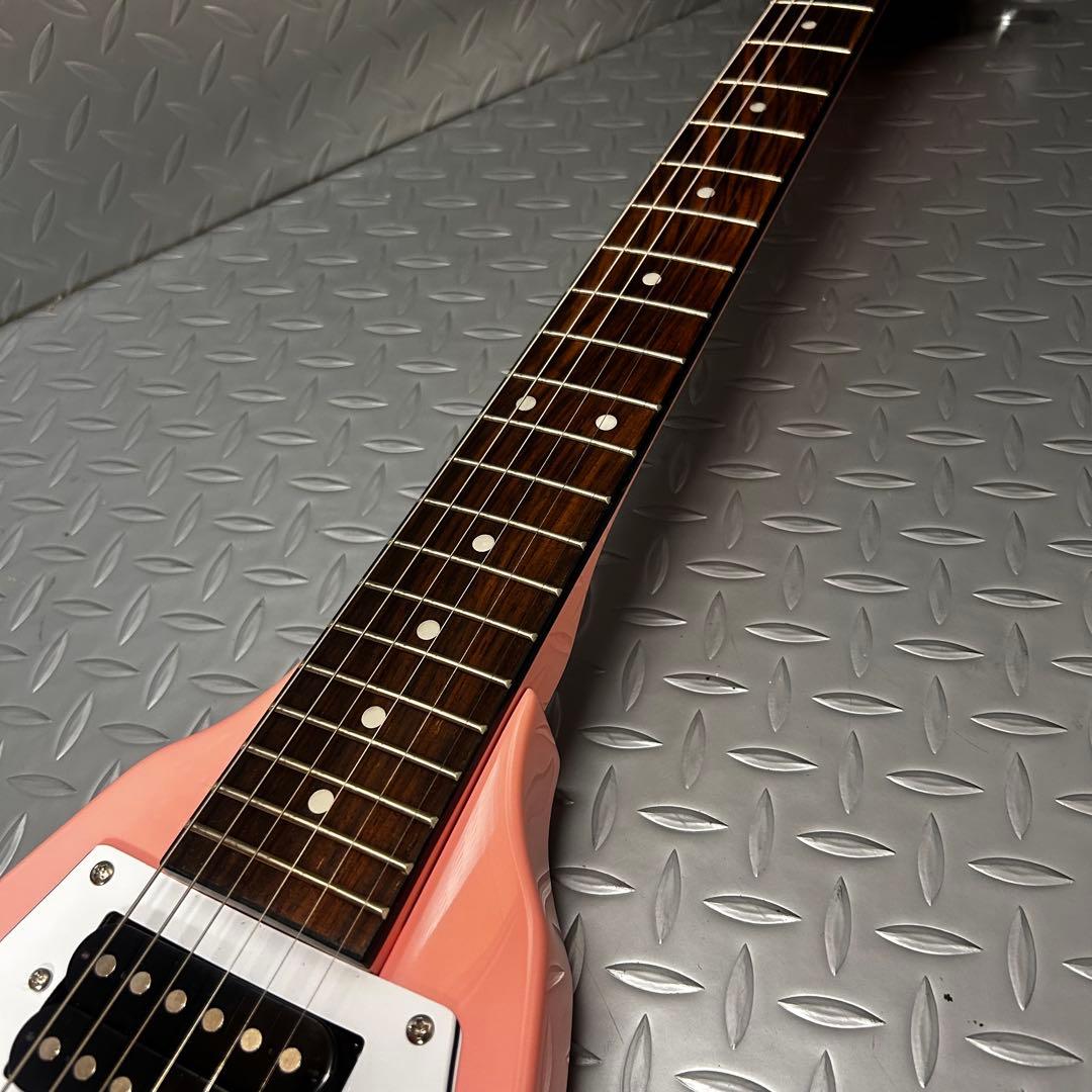 Playtech フライングV FV430 エレキギター ピンク 初心者 女子