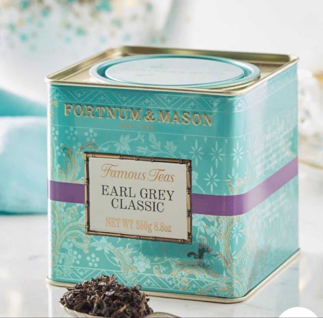 フォートナム＆メイソン クイーンアン、アールグレイ250g 缶入り