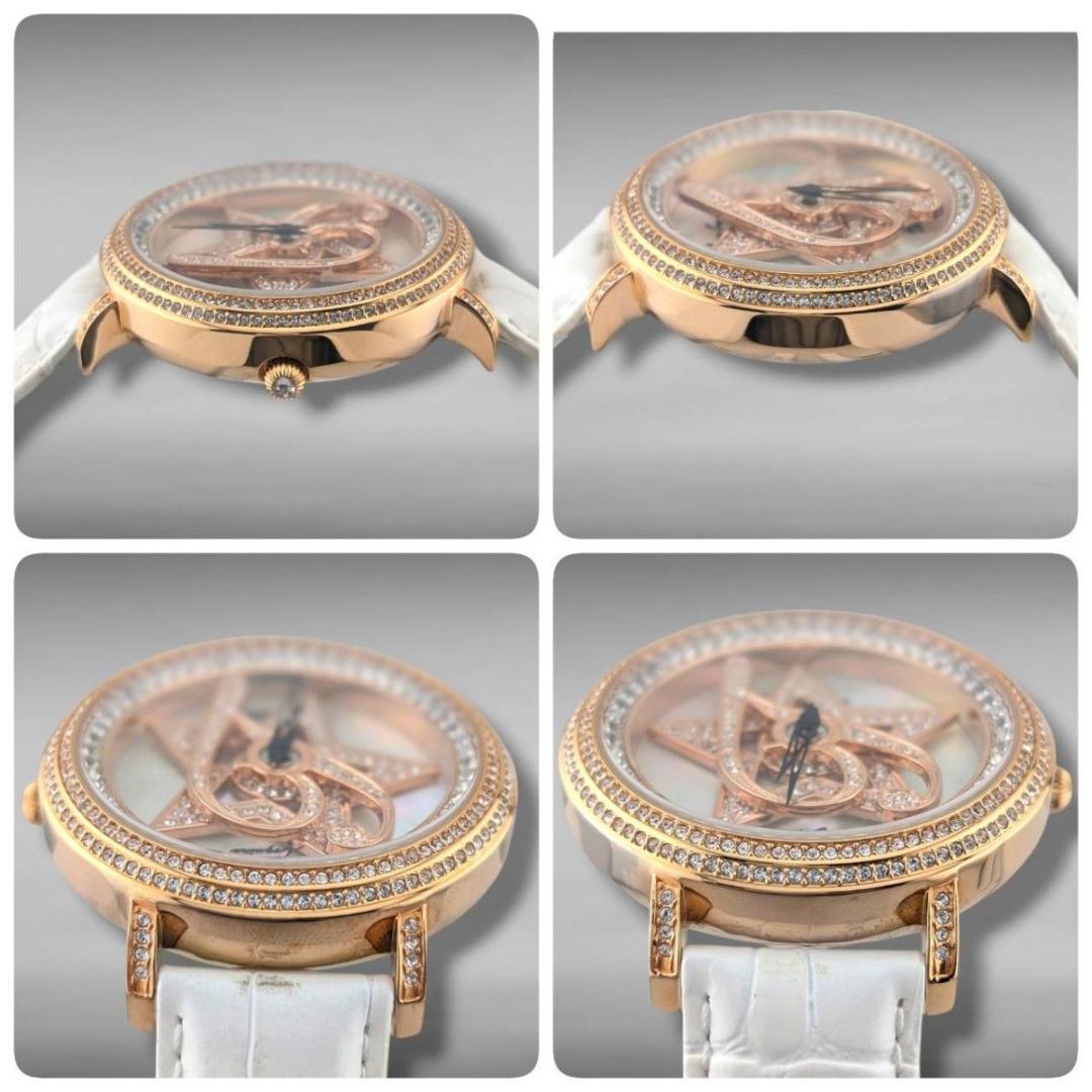 【新品電池・稼働】アンコキーヌ ぐるぐる時計 武尊モデル シェル文字盤