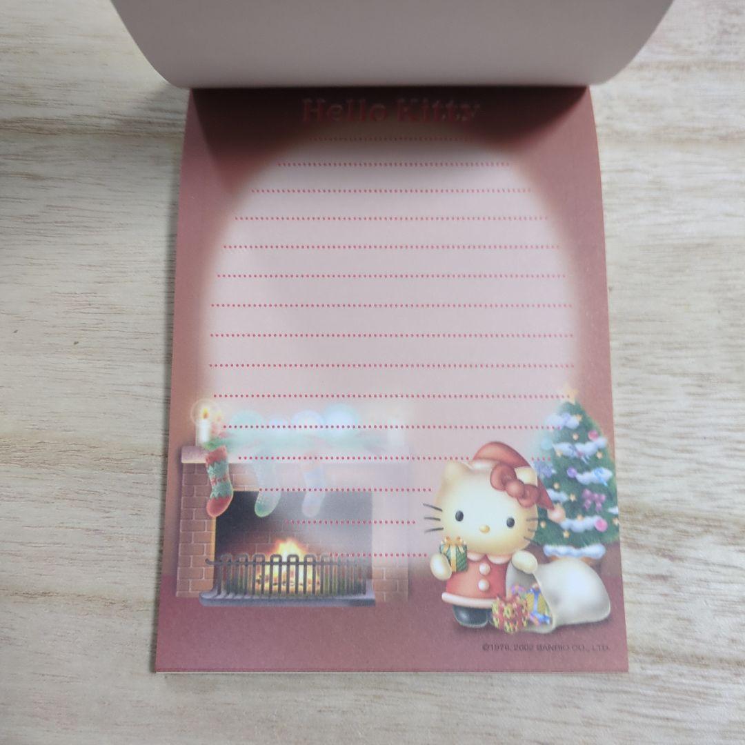ハローキティ　Xmas　クリスマス　メモ帳　レトロ　新品未使用