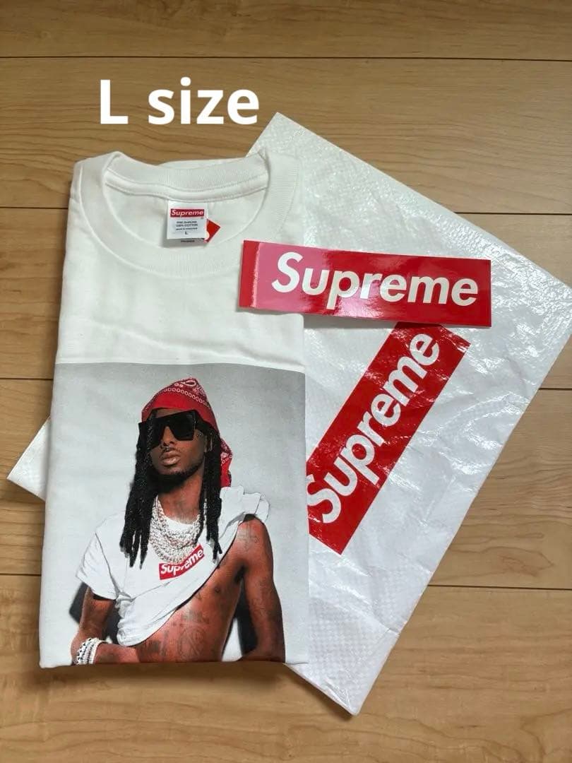 Supreme Playboi Carti Tee ホワイト L オマケ付 最安