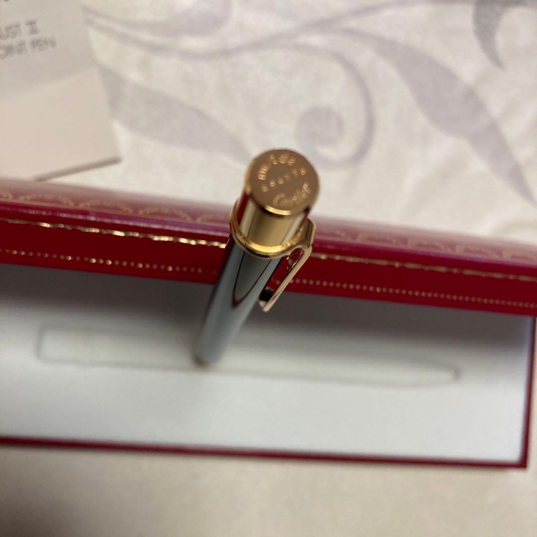 カルティエ★ Cartierボールペン　マストドゥ ツイスト式　黒色　金色