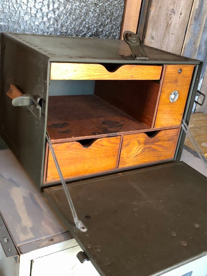 1944 米軍 US フィールドデスク チェスト キャビネット ツールボックス