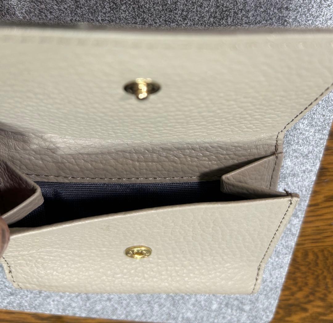 ⭐︎未使用⭐︎russet ラシット モノグラムプレート三つ折りウォレット 財布