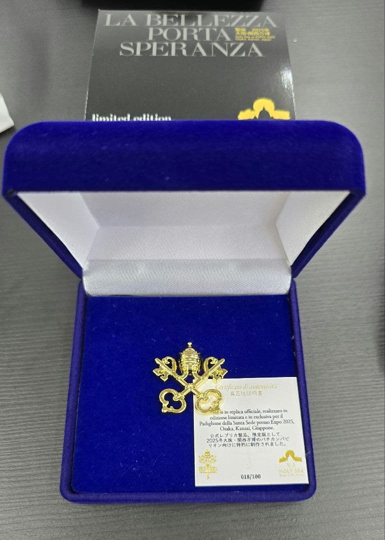 超限定 聖座 大阪万博 ピンバッジ 018/100 イタリア館公式限定