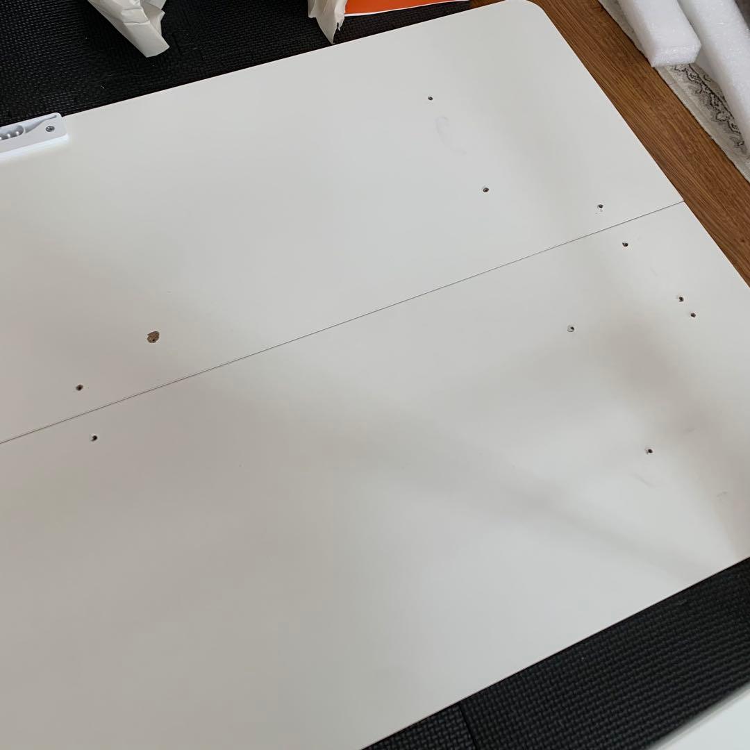 【KARD】昇降デスク　ホワイト　幅120㎝　奥行60㎝