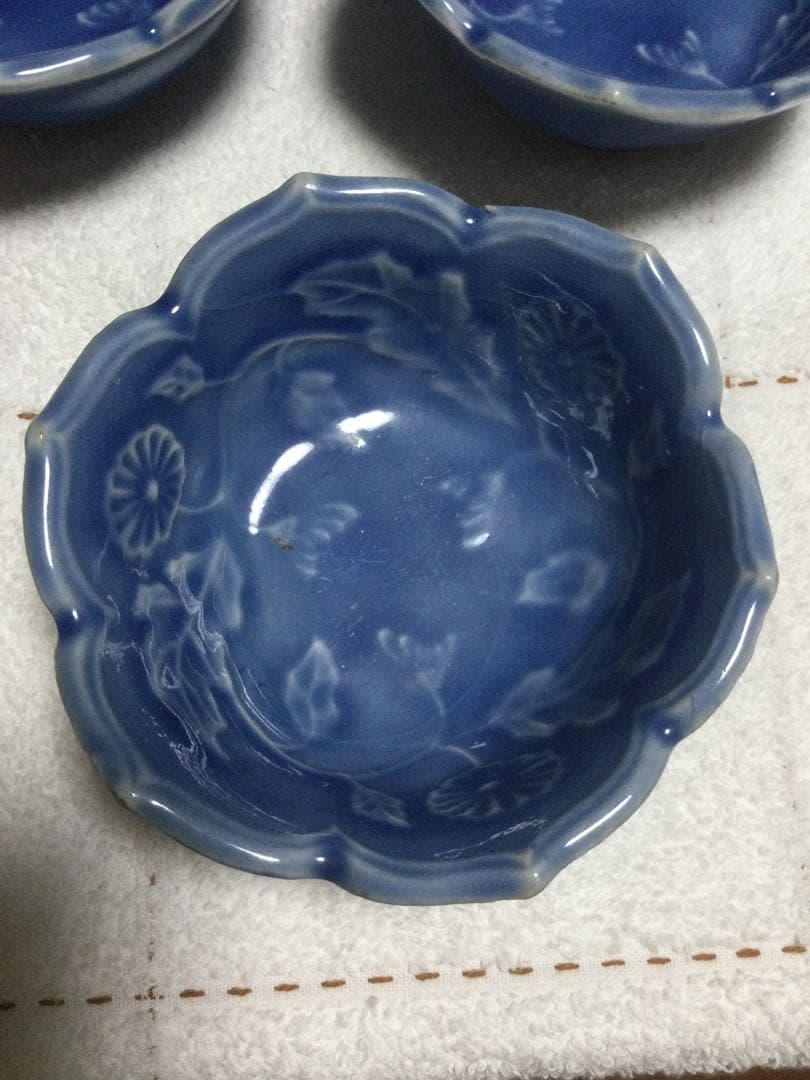 瑠璃釉　小鉢　5個セット　伊万里?