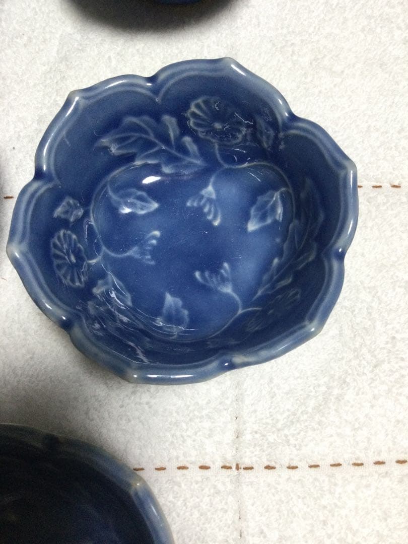 瑠璃釉　小鉢　5個セット　伊万里?