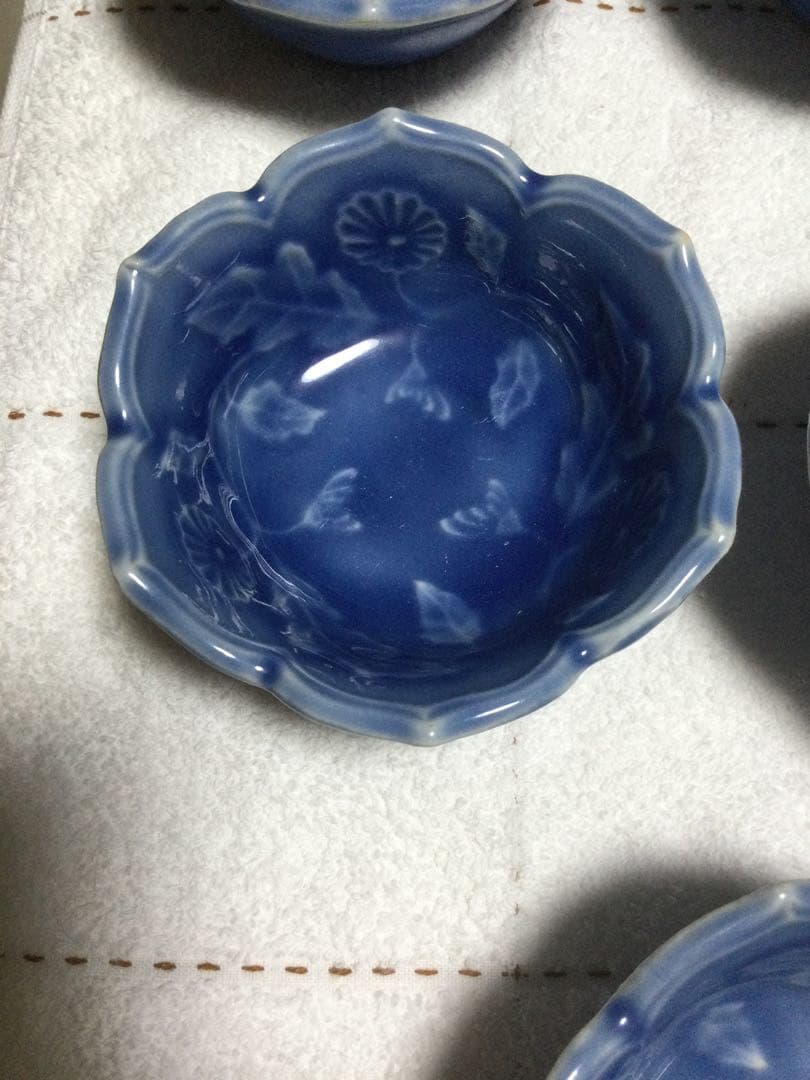 瑠璃釉　小鉢　5個セット　伊万里?