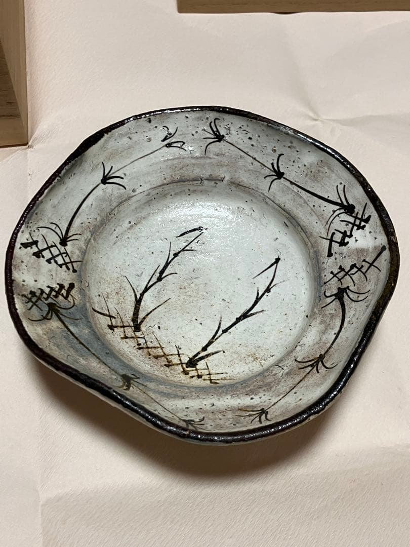 丸田宗彦 粉引唐津四方向付 5客揃