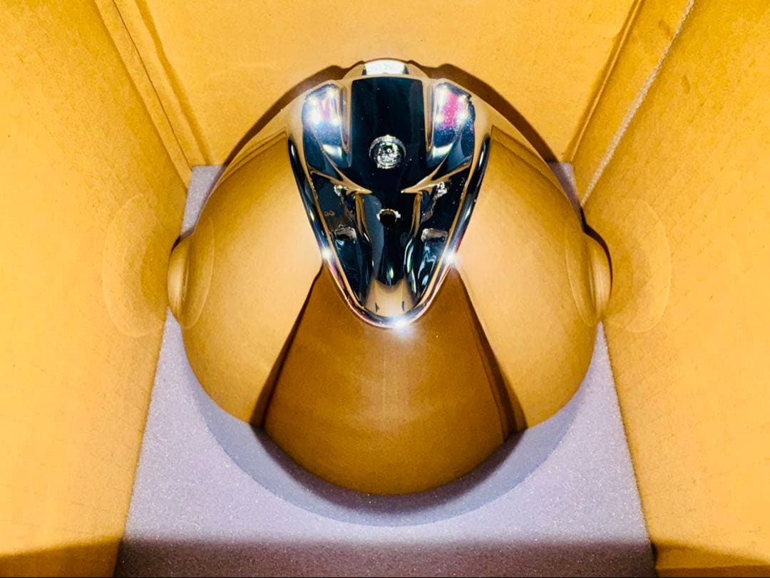 w650 純正ヘッドライトカバー クローム