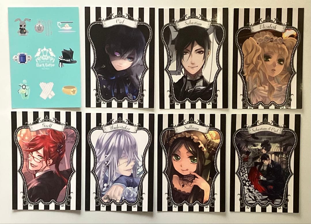 黒執事black label ポップアップストア特典1弾ブロマイド コンプセット
