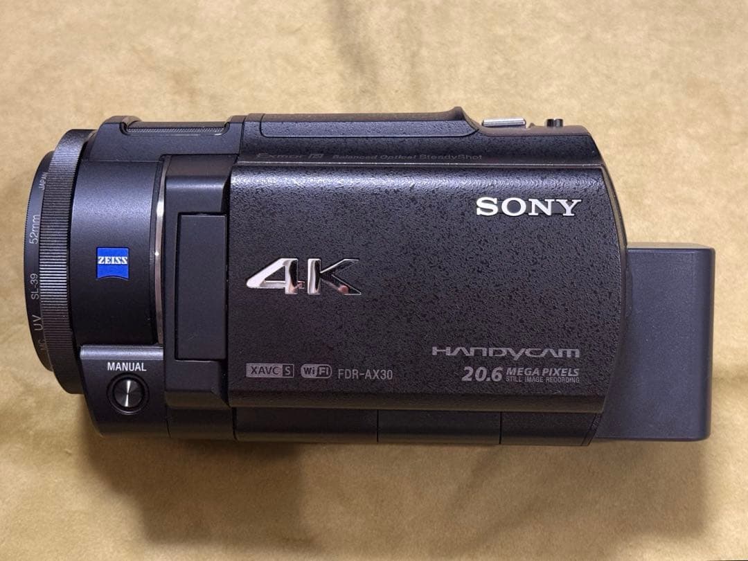 【ジャンク品】SONY　デジタル4Kビデオカメラ　FDR-AX30