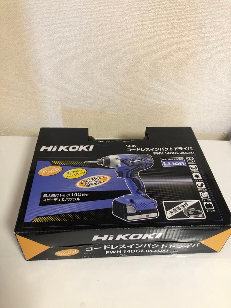 HiKOKI 日立工機 FWH14DGL インパクトドライバ 充電器 新品未開封