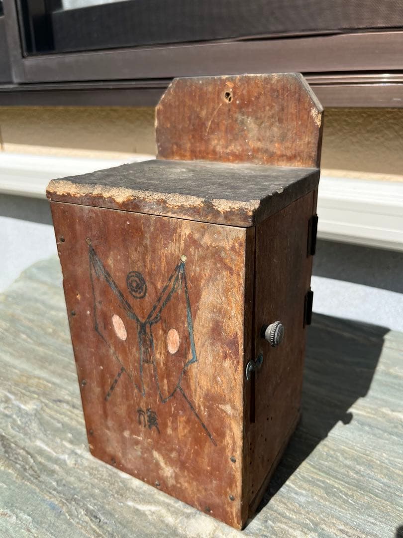 国旗　アンティーク　木箱　戦時中