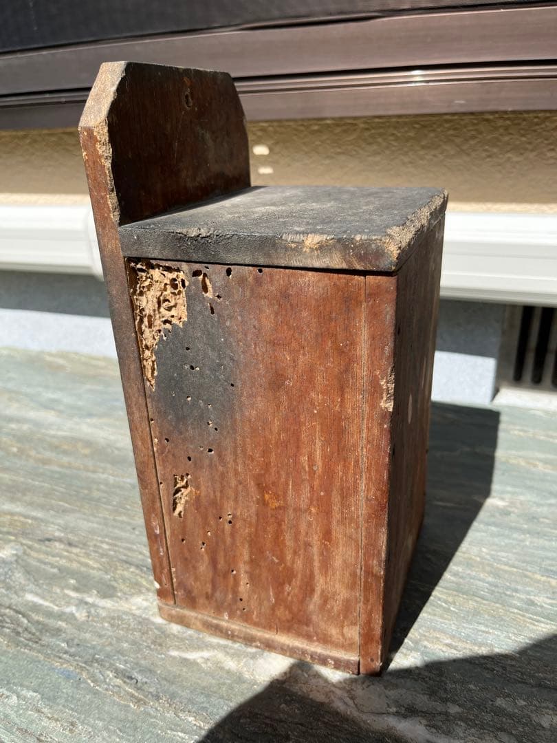 国旗　アンティーク　木箱　戦時中