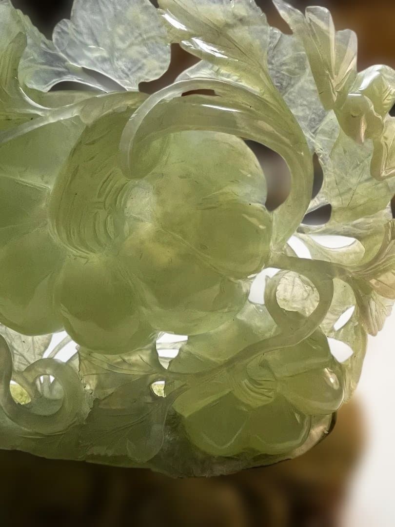 中国美術 中国古玩 天然玉石 砡製 オブジェ 唐物