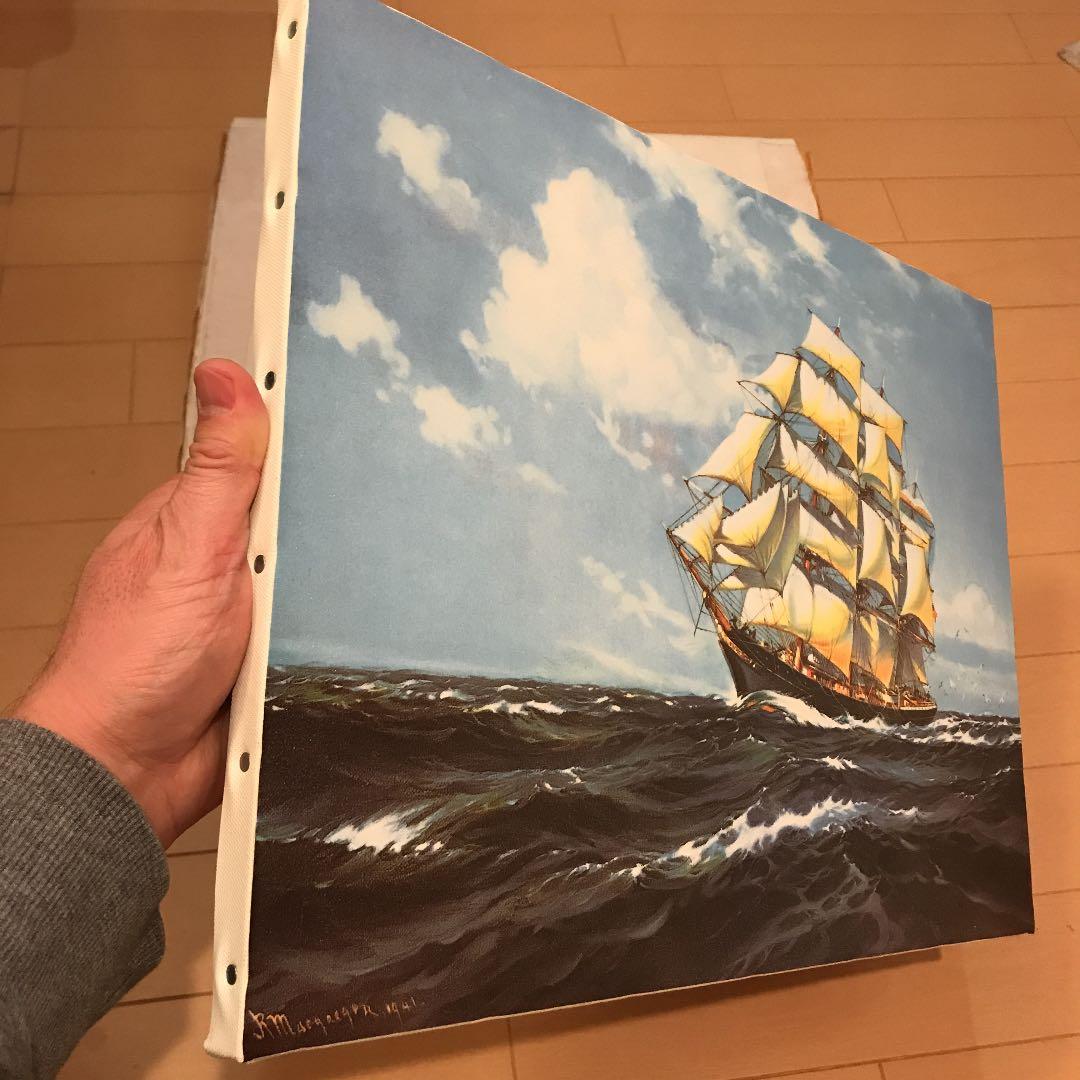 ドーソン作　カティサーク　複製絵画