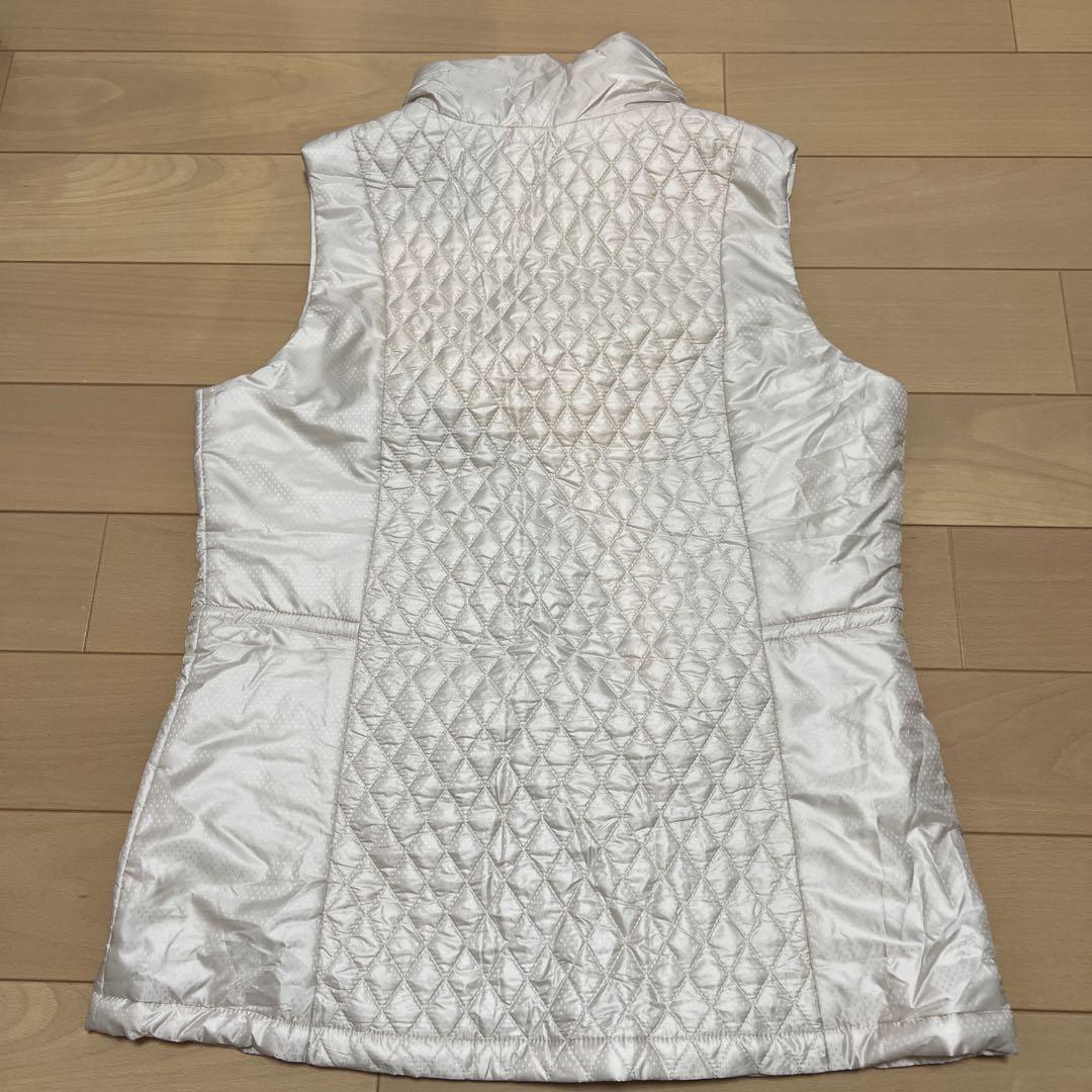 Black & White レディース ベスト ホワイト