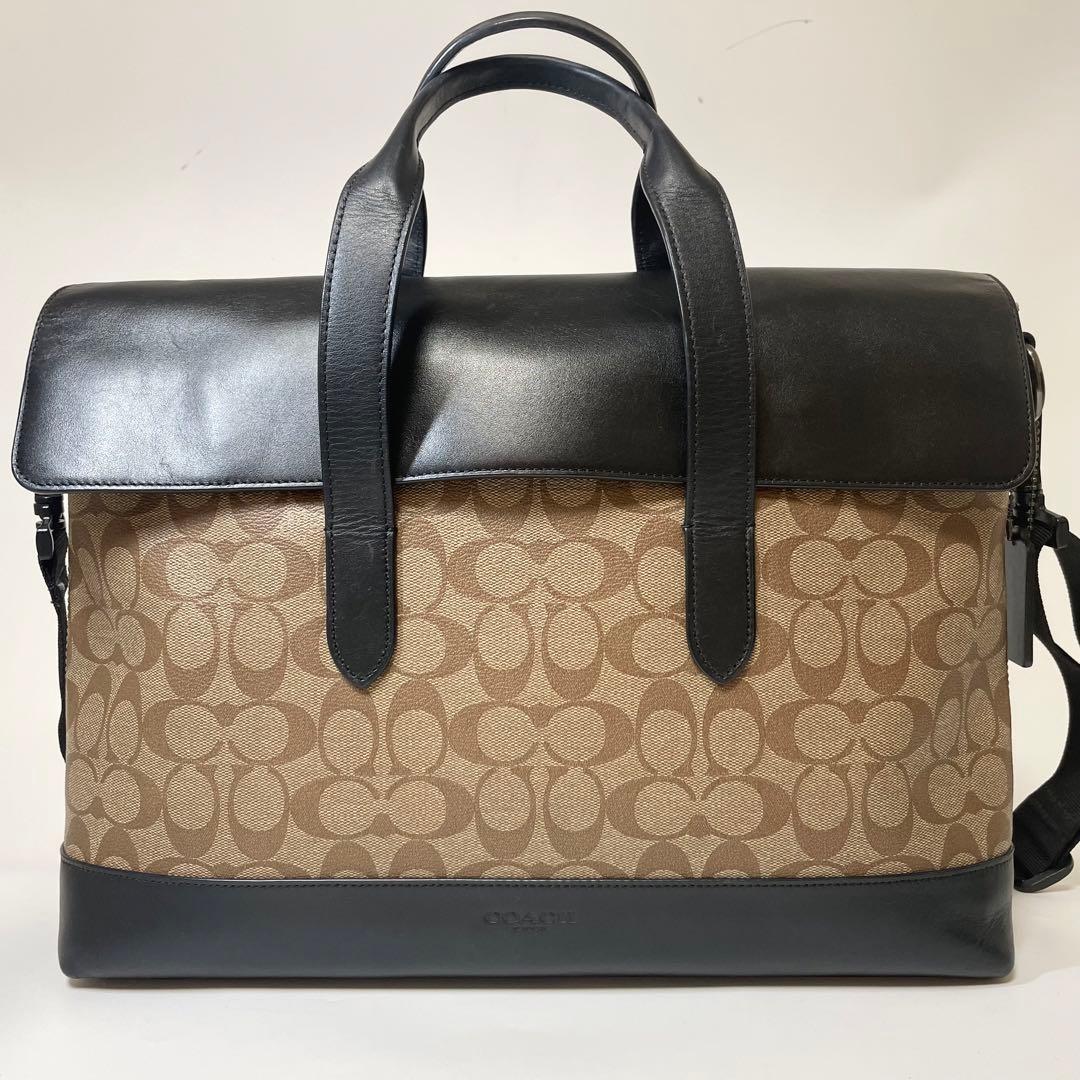 極美品✨COACH ビジネスバッグ ビリーフケース ハミルトン 2way 大容量