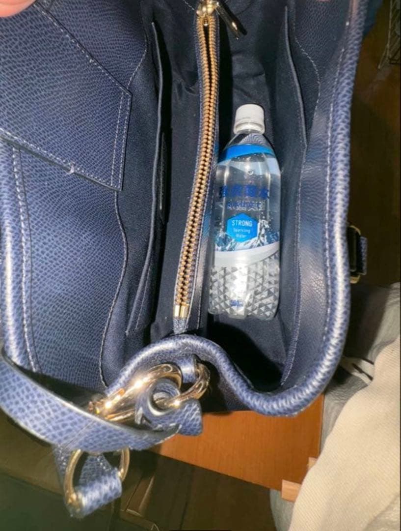 【美品】COACH ネイビー キャンバスコーティング 2wayバック