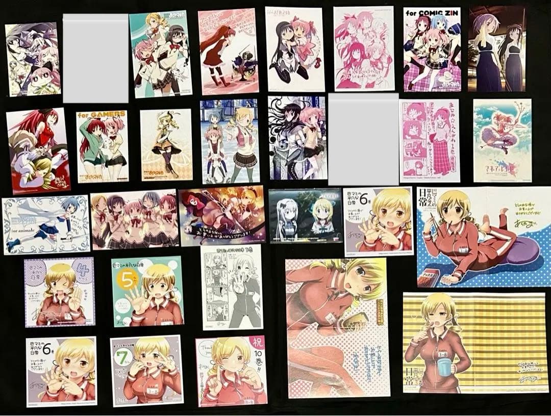 魔法少女まどか☆マギカ　特典　まとめ売り　イラストカード　ブロマイド