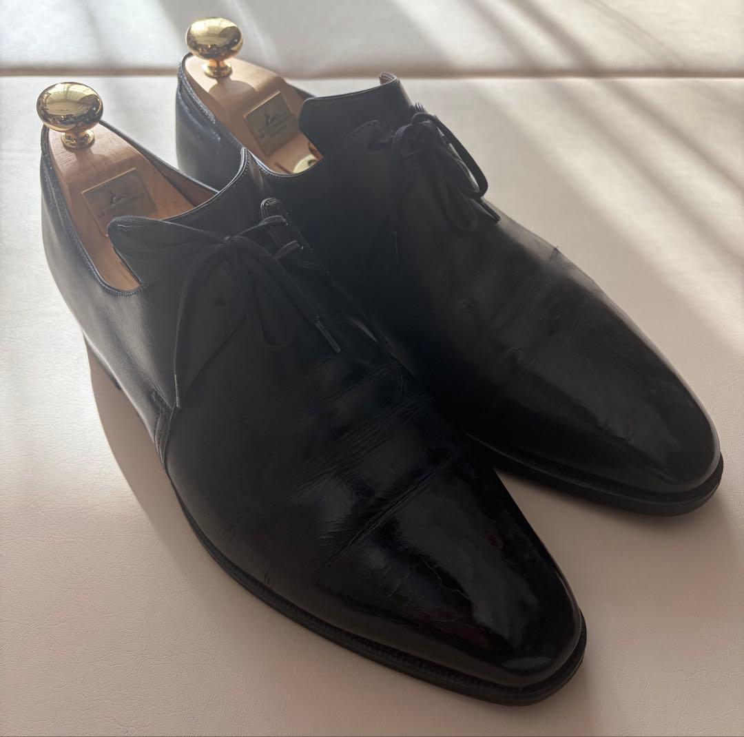 【CORTHAY コルテ】プレーントゥ レザーシューズ size:7 2/1