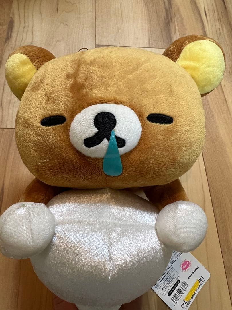 激レア　初期　リラックマ　ぬいぐるみBIGだらだら冬だより　鼻水　雪だるま　糸目