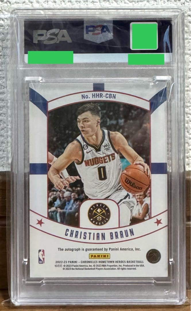 Christian Braun RC auto /25シリ PSA10 完璧