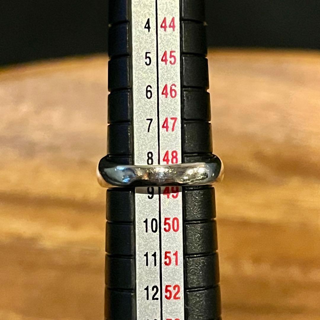 9号　オールドティファニー　オープンハートリング　　Tiffany ビンテージ