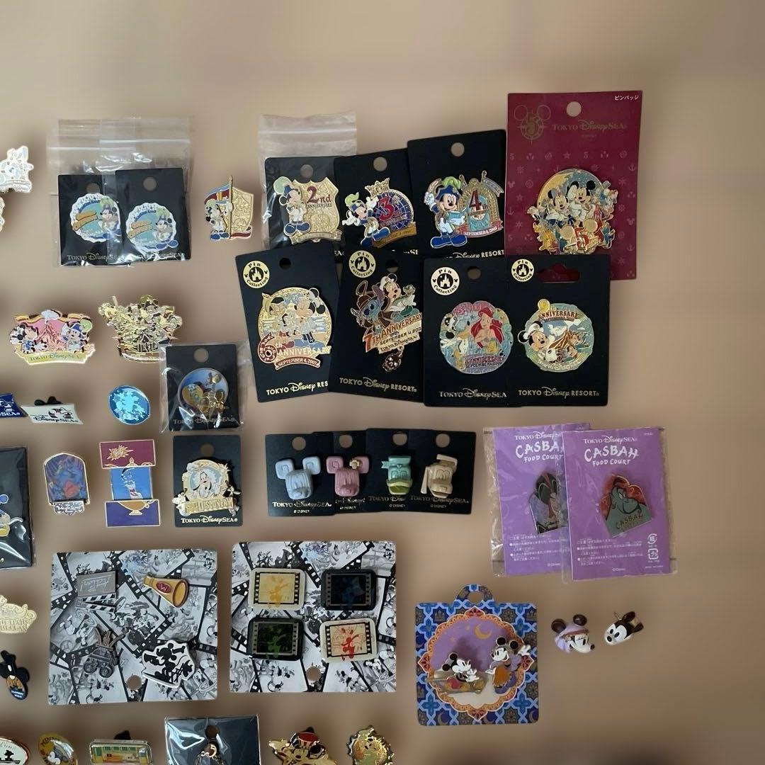 東京ディズニーシー　ピンバッジ　まとめ売り
