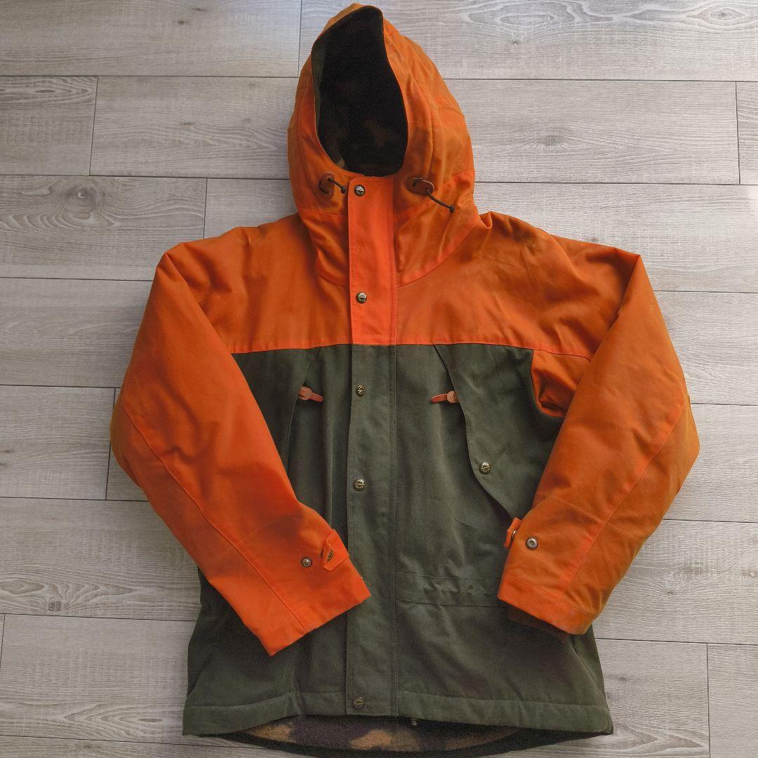 【美品】FILSON GARMENT オレンジ/カーキ ジャケット 38