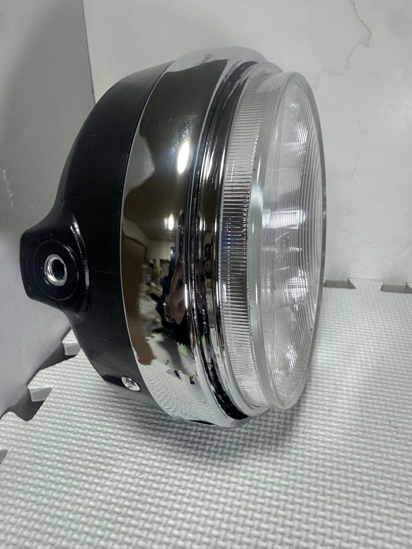 程度良好/当時物FET極東凹みレンズヘッドライト/検索シビエCIBIEマーシャル