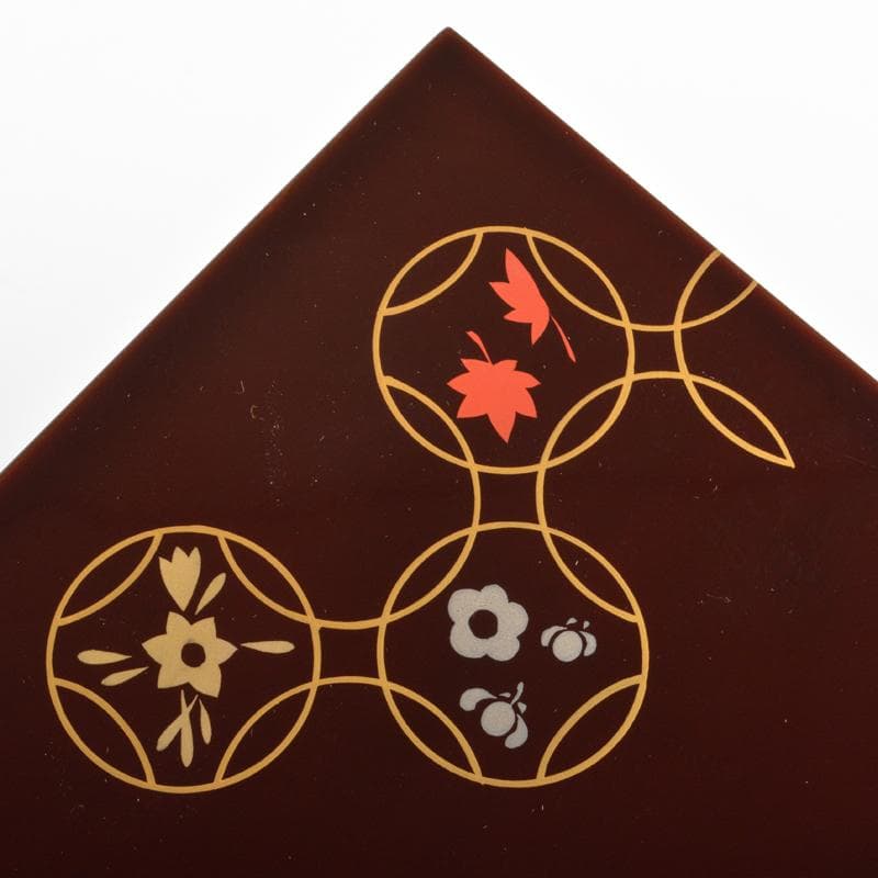 輪島塗　宗陽造　七宝蒔絵　茶箱　茶筅筒　茶碗など　四点　一式　M　R6237