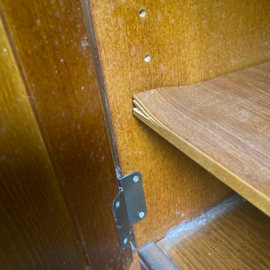 昭和レトロ　アンティーク調　木製キャビネット 幅約70cm 洋風　カリモク