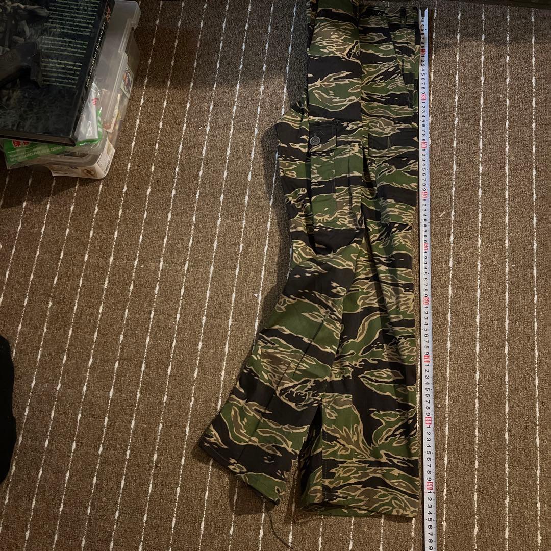 60S ベトナム戦　実物　タイガーストライプ　パンツ　ビンテージ　ミリタリー