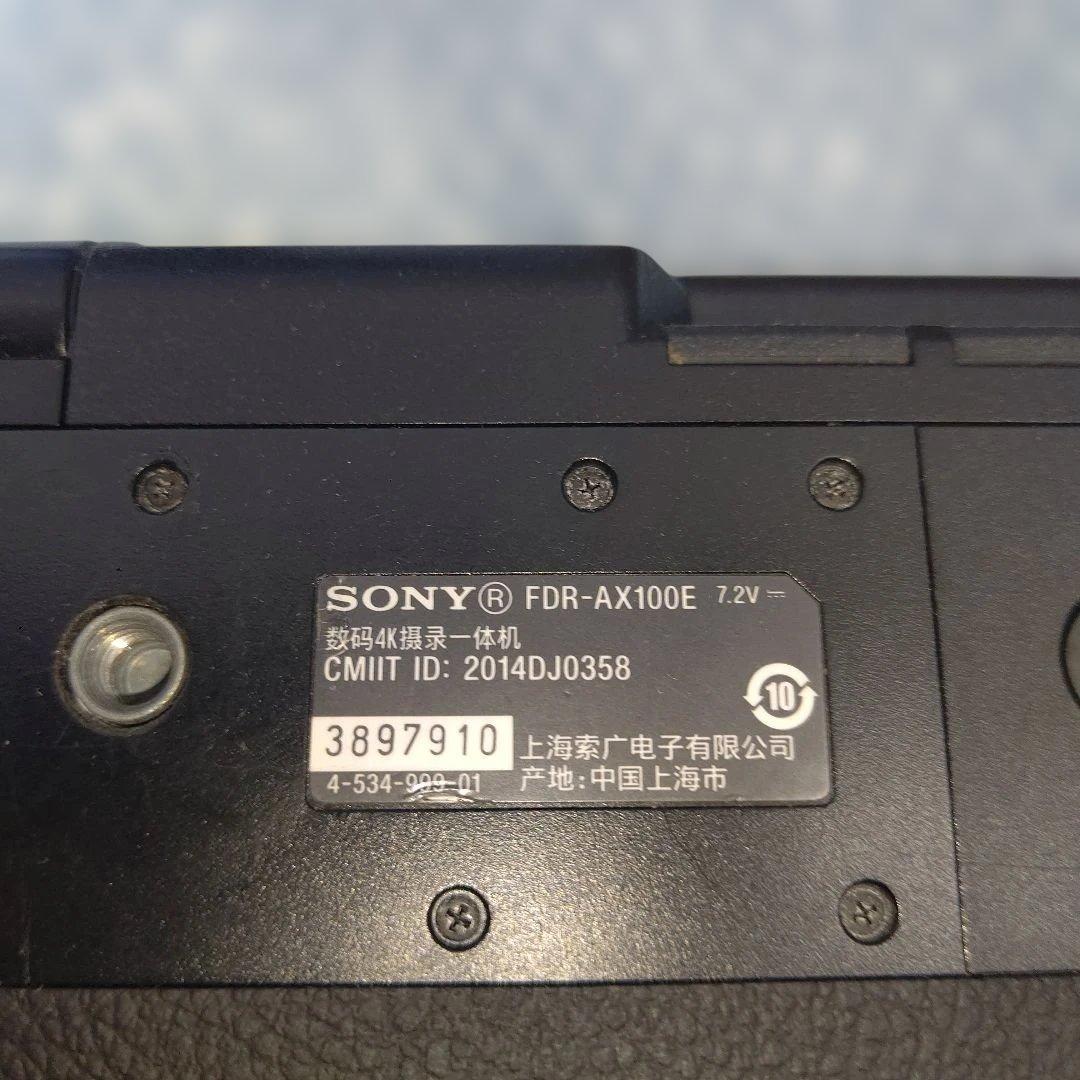 SONY FDR-AX100E NTSC仕様 4Kビデオカメラ